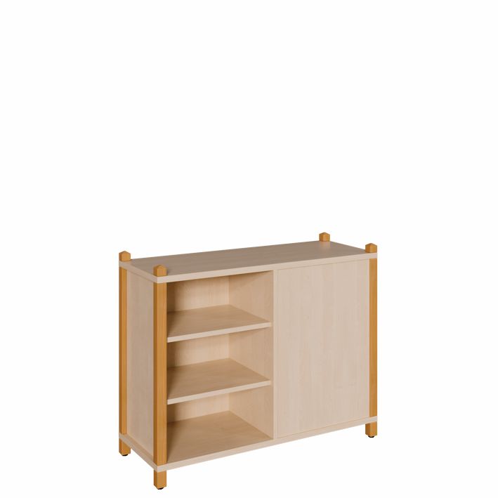 ST Raumteilerschrank 106 x 80 cm, wechselseitig offen